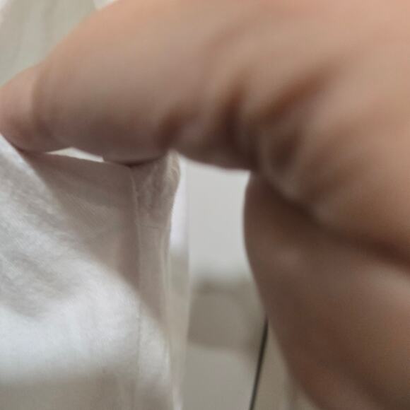 The Frankie Shop Eva White Padded Shoulder Tee XS - Picture 9 of 11